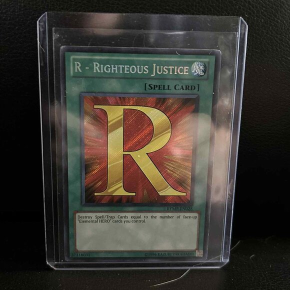 R - Righteous Justice - RYMP-EN025 - Secret Rare - Unlimited Edition  Ra Yellow - Picture 1 of 1